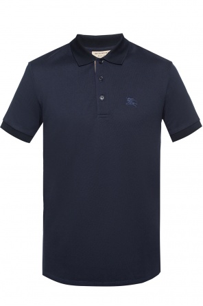 Logo-embroidered polo, zdjęcie 1 Logo-embroidered polo od Burberry